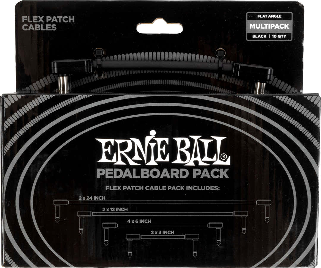 Pack 10 Câbles Patch Flex - Noir