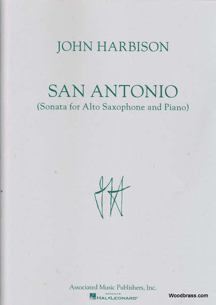 Associated Music Publishers, I Harbson J. - San Ono Sonata - Saxophone Alto