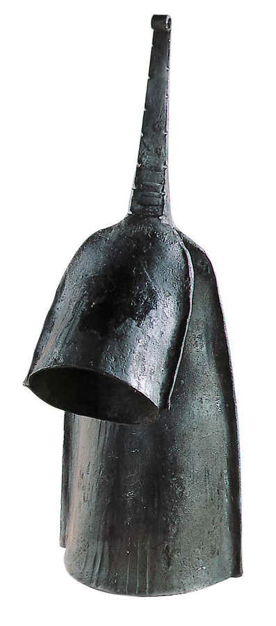 MCL002 - Cloche Double - Fer - HT 10 CM