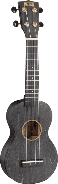 Ukulélé Soprano Slim Noir Satin + Housse