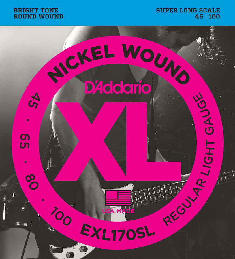 EXL170sl Nickel Wound Super Long Scale Light 45-100