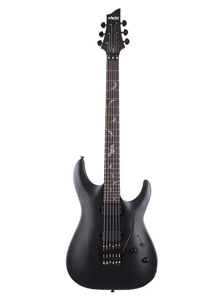 Schecter Damien 6 Fr Satijnzwart