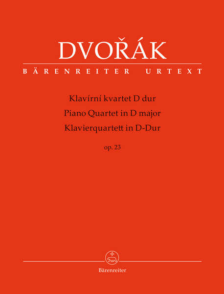 Dvorak A. - Piano Quartet In D Major Op.23