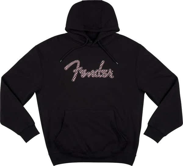 "XXL" Spaghetti Logo Wavy Checker Hoodie Pink Checker