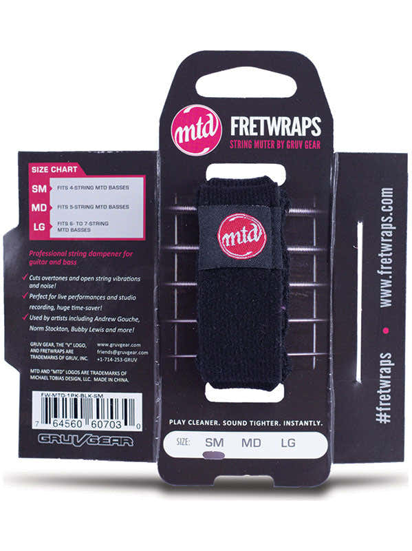 FretWraps MTD Black - Small