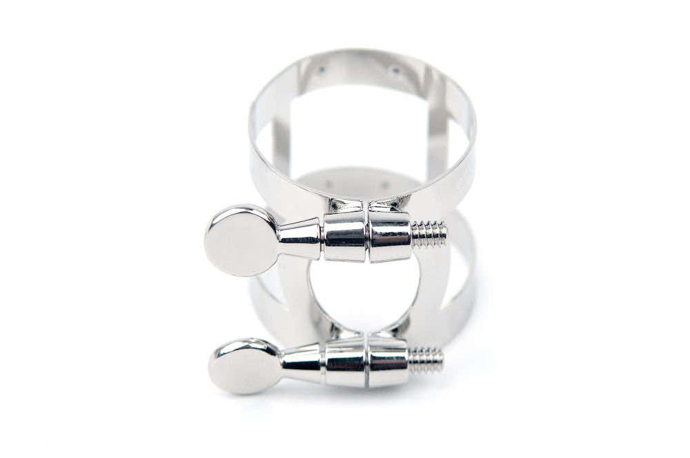 Ras1Ln - Ligature Rico Saxophone Alto Plaque Nickel