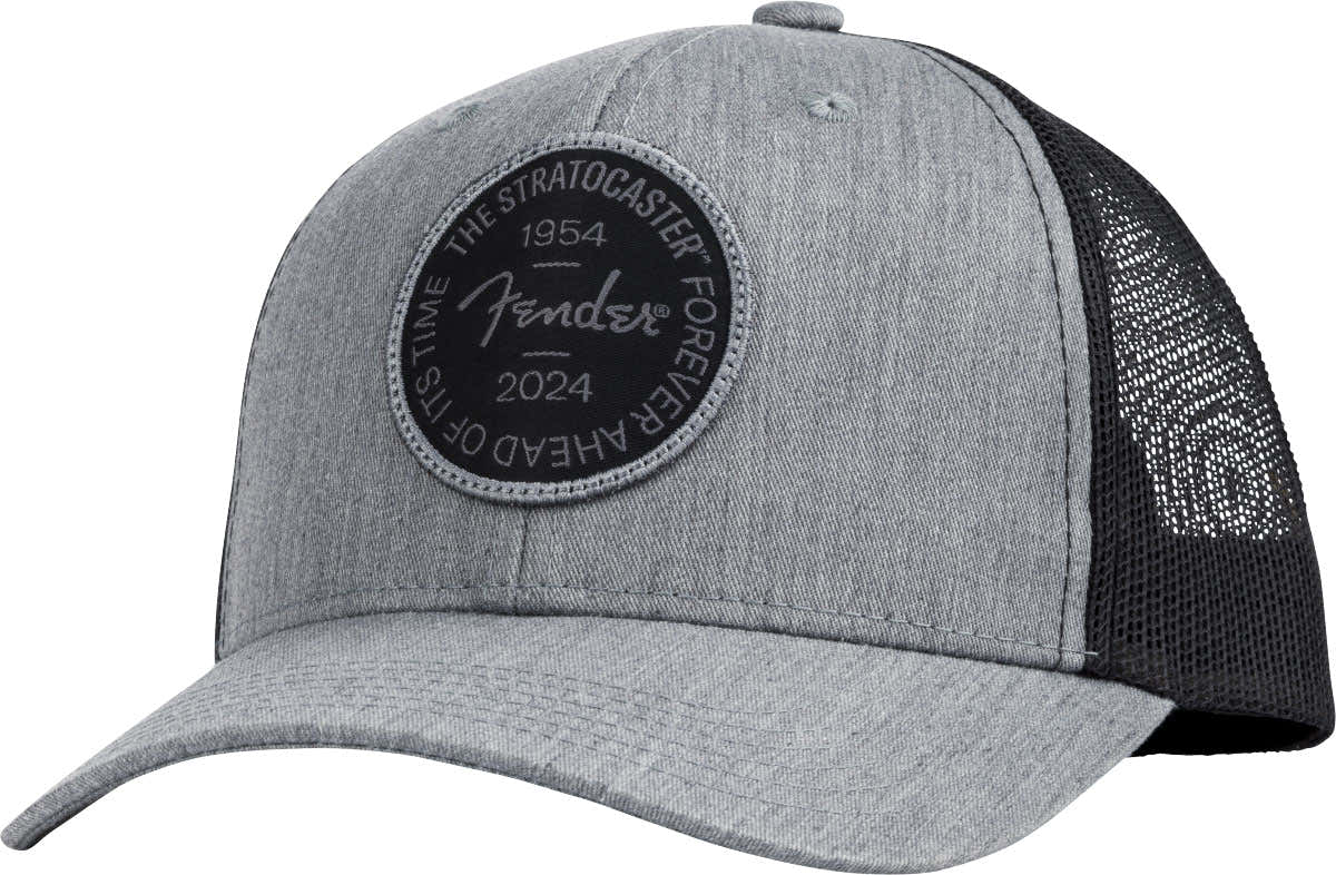 Stratocaster 70Th Anni Badge Hat Gray Heather One Size