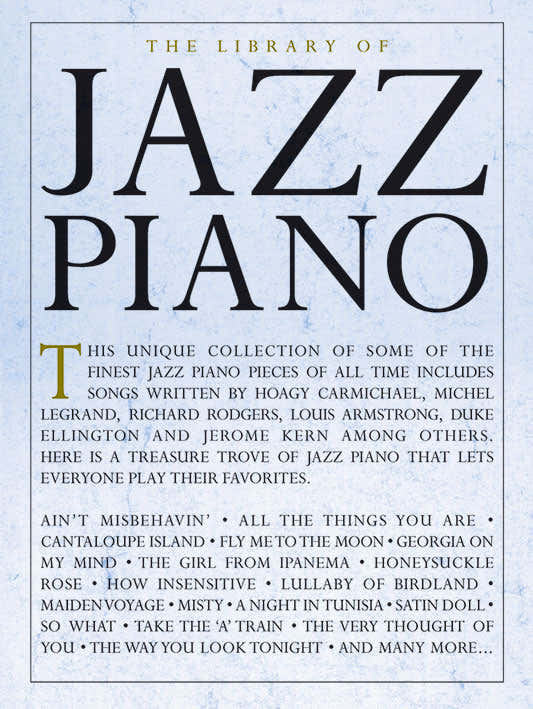 De bibliotheek van jazzpiano