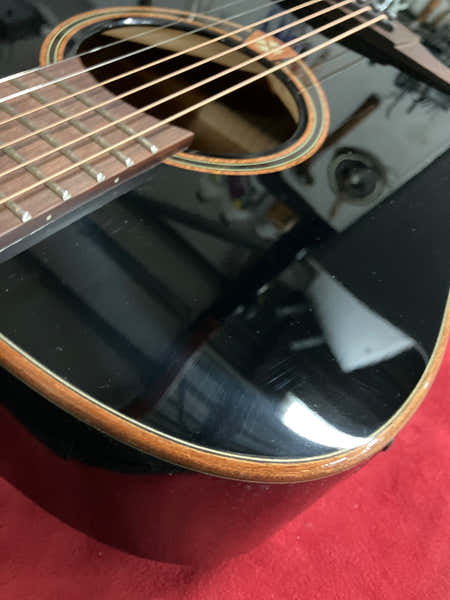 Tramontane T118DCE-BLK Dreadnought Ctw Électro Black - Stock B