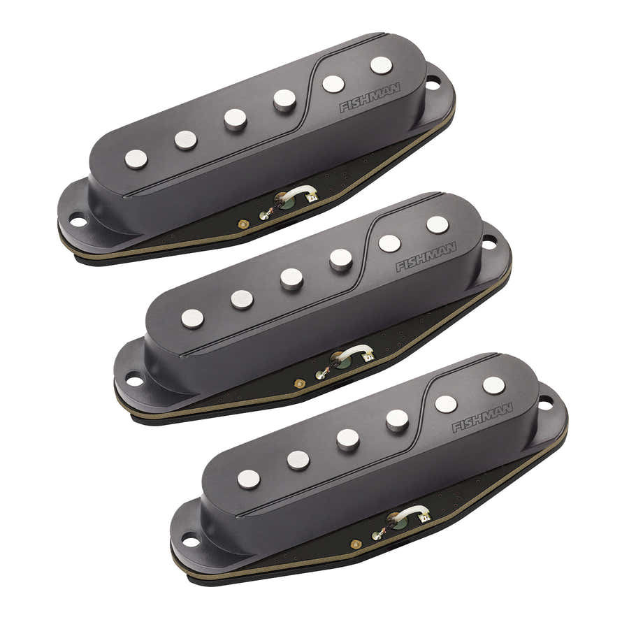 Set 3 Fluence Signature Greg Koch Strat noir