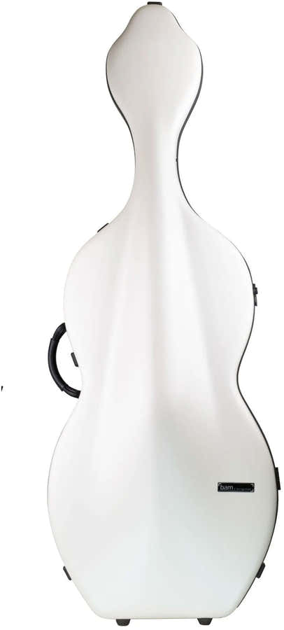 Étui Violoncelle 4/4 Hightech Bonbon + Roues - Blanc/Marron