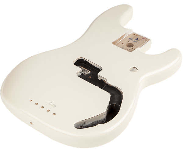 STANDARD PRECISION BASS ALDER BODY, ARCTIC WHITE