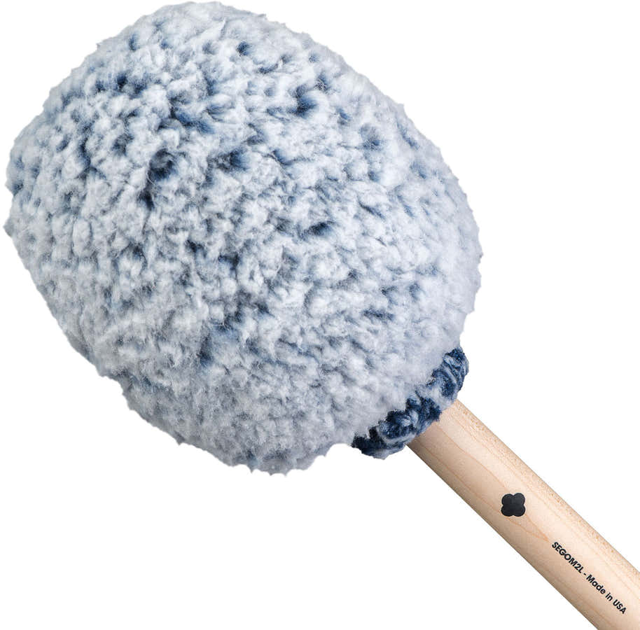 Baguette de gong Vikrampal Deep Earth - Grand, bleu givré