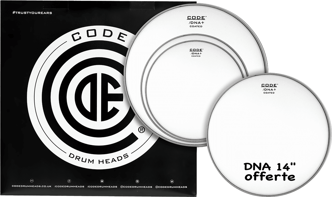 DNA Standaard Pack 12"-13"-16" Gecoat + 14" DNA Gecoat Gratis