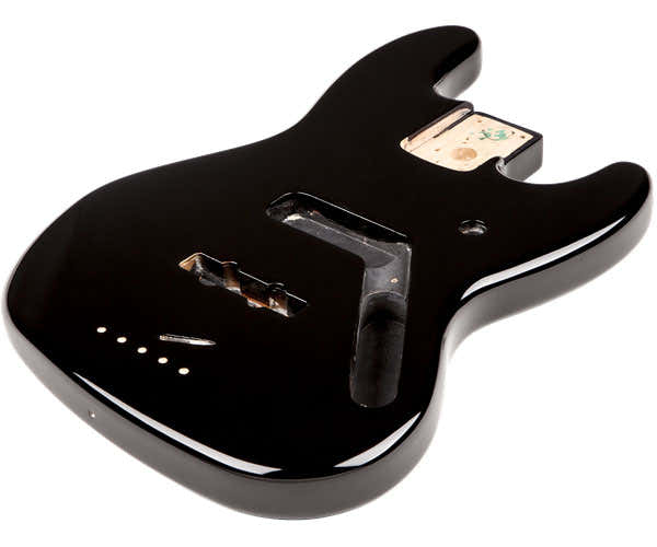 STANDARD JAZZ BASS ALDER BODY, BLACK