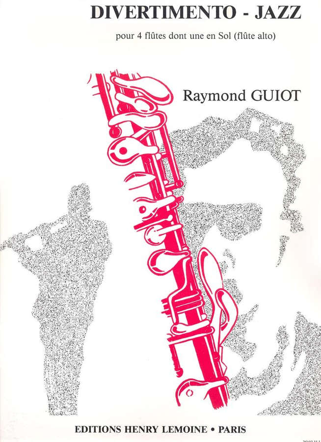 Guiot - DIVERTIMENTO-jazz 4 Fluiten - 4 Fluiten Waarvan Eén In G