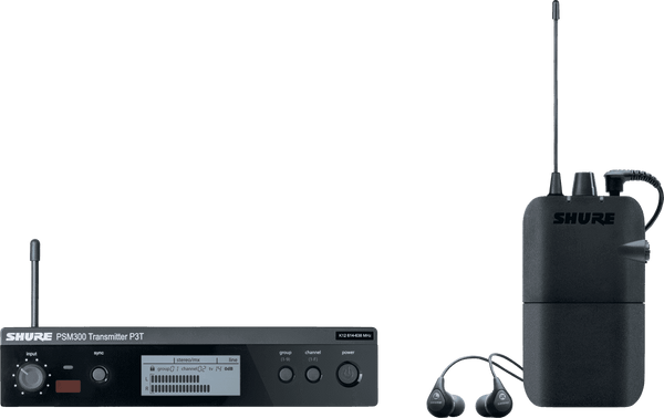 Shure PSM 300 - Pack Avec Intras SE112 - Bande K3e
