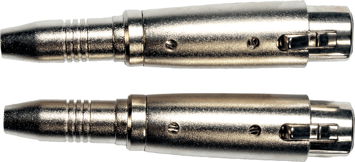 Adaptateur Jack 6,35 Mm Stro Fem. Xlr Fem. - Lot De 2