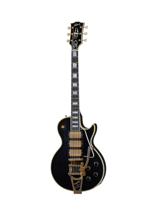 Les Paul Custom 1957 Reissue 3-Pickup Bigsby Light Aged Ebony CSHR