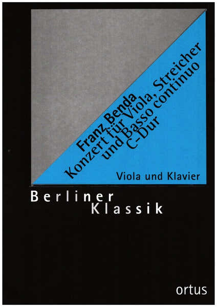 Benda Franz - Konzert C-dur - Alto & Piano
