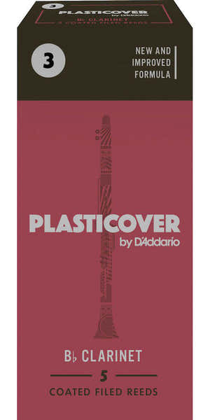 RICO PLASTICOVER BB CLARINET REEDS 3