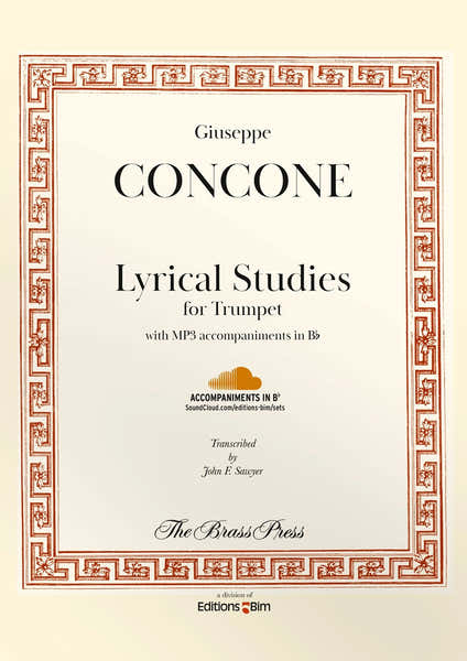 Concone G. - Lyrical Studies - Trompette