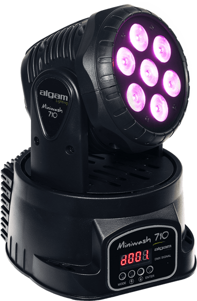 Algam Lighting MINI WASH 710 - LYRE WASH LED 7 x 10W RGBW