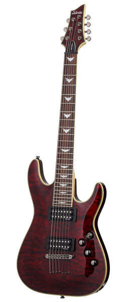 Schecter Omen 7 Extreme Zwart Kers