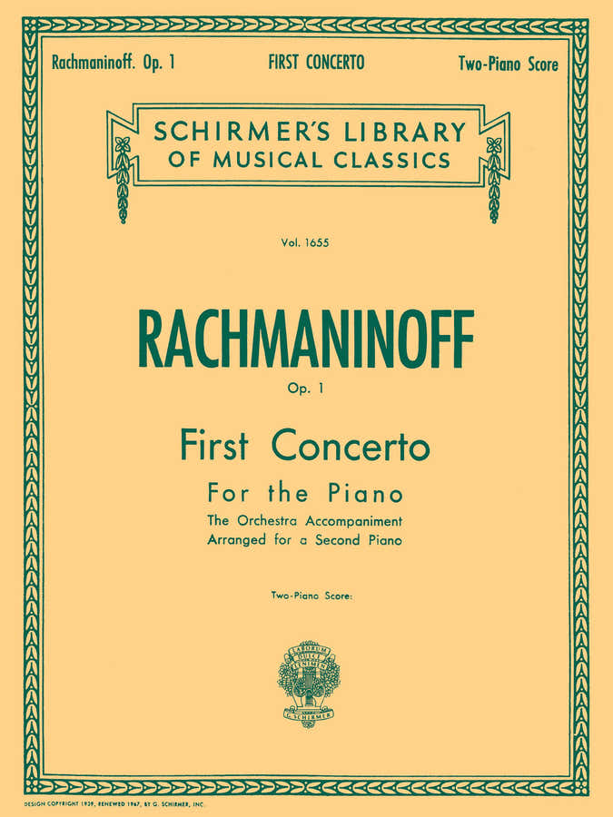 Eerste pianoconcert in fis klein Op. 1