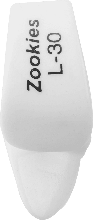 12 x Pouces Zookies Blancs Larges