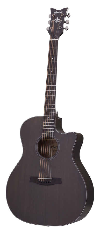 Orleans Studio Satin See Thru Black