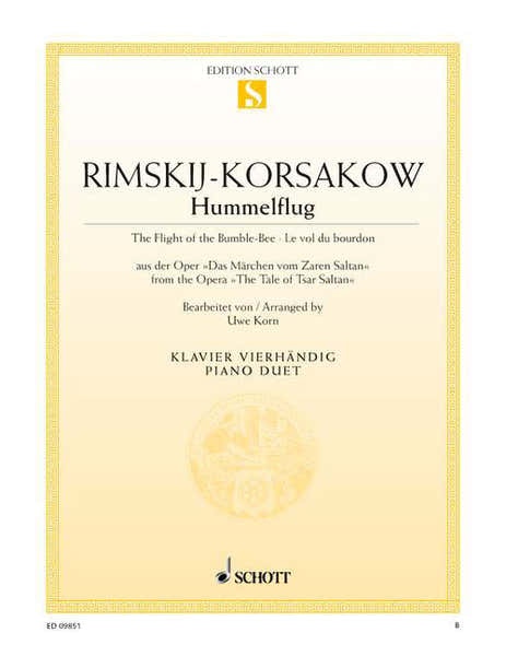 RIMSKY-korsakov - Le Vol Du Bourdon - Piano (4 Hets)