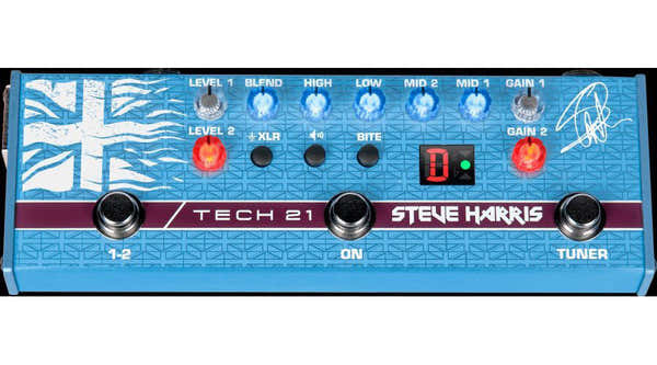 SH1 Steve Harris Signature Pedal Preamplificateur pour Basse
