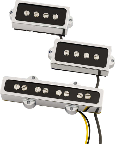 Cobalt Chrome P/J Bass-pickupset