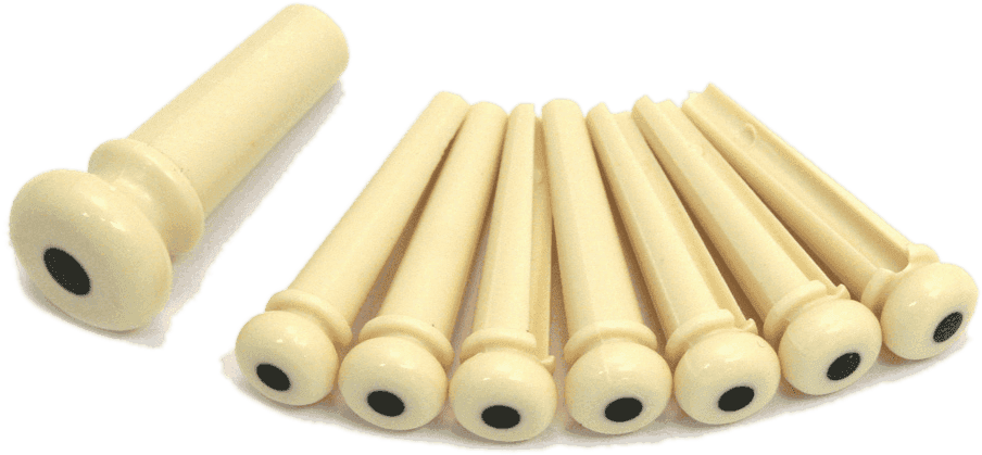 Set de Chevilles Blanc Point Noir