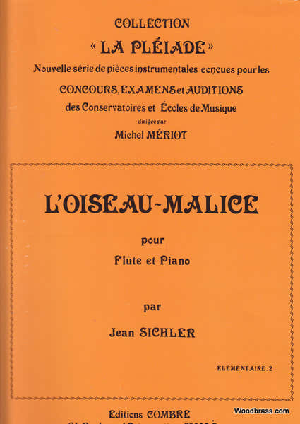 Sichler - L'oiseau Malice - Flûte et Piano