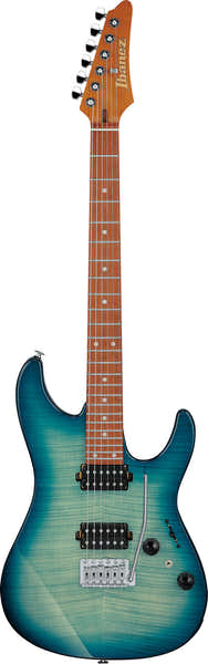 Ibanez AZ24S1F-TXB Standaard Transparante turkooizen kleurverloop