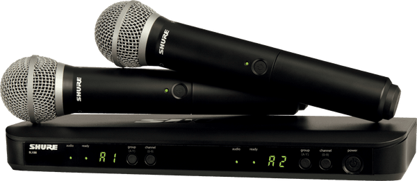 Shure BLX DUAL RECEIVER & MICROPHONE PG58 - K3E