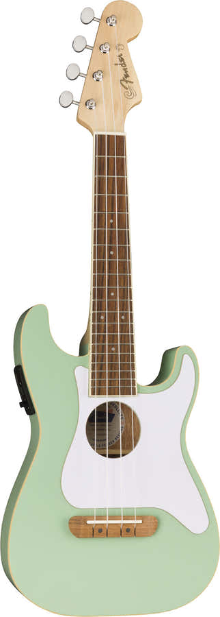 Stratocaster Fullerton Uke WN Surf Green