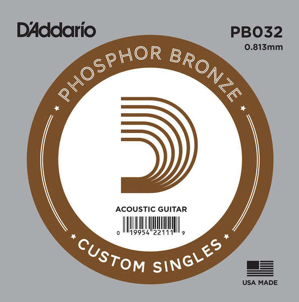 D'ADDARIO PB032 Phosphor Bronze Wound 32