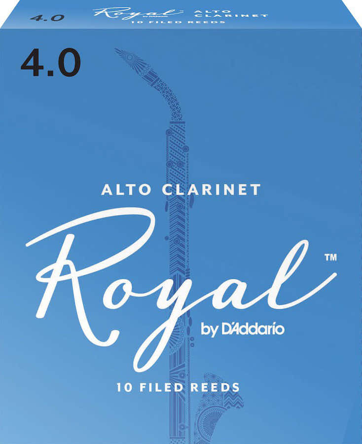 Rdb1040 - Anches Rico Royal Clarinette Alto Force 4.0 Pack De 10