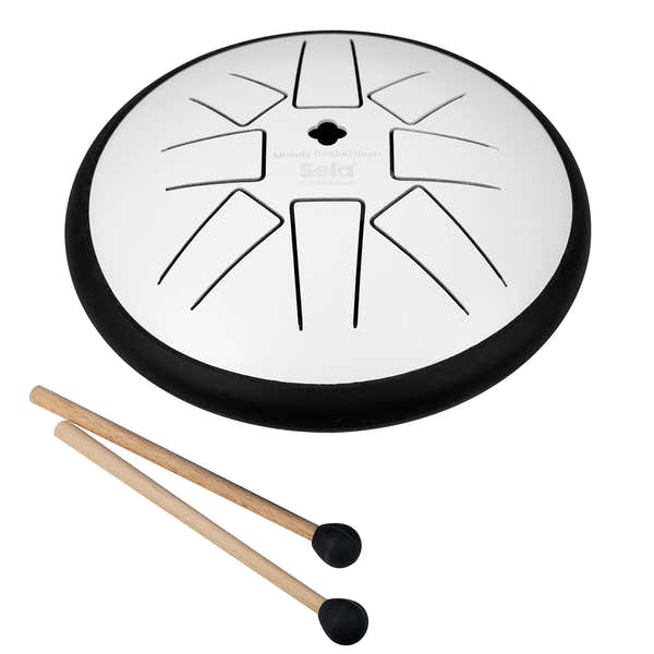 Sela Percussion Melody Tongue Drum 6" G Min White