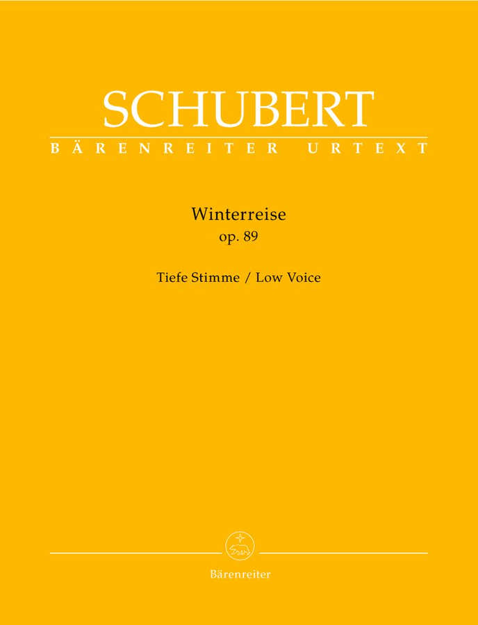 Schubert F. - Winterreise Op.89 D 911 - Voix Basse Piano