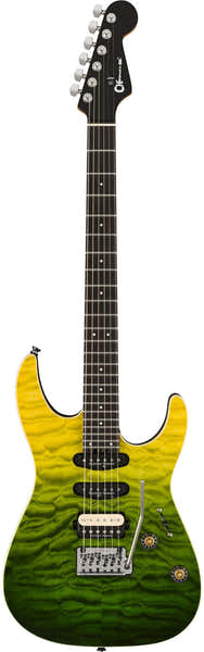 Charvel Pro-Mod Plus Dinky DK24 HSS 2PT EB QM Ebo Zombieverloop