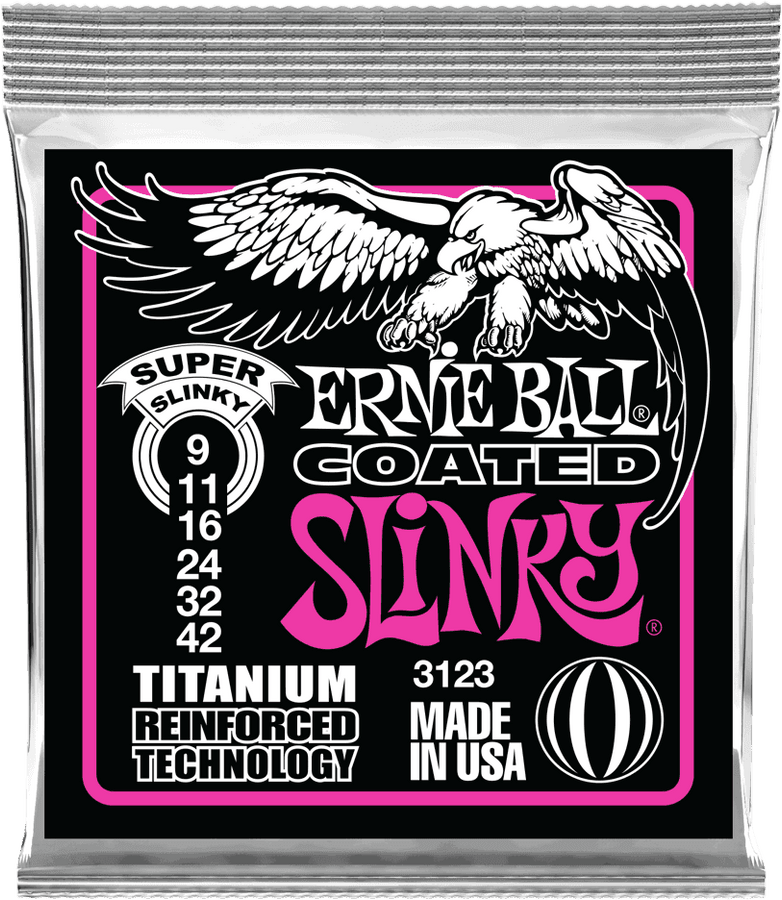 3123 Coated Titanium Super Slinky 9-42