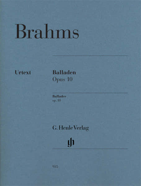 Brahms J. - Ballades Op.10 - Piano
