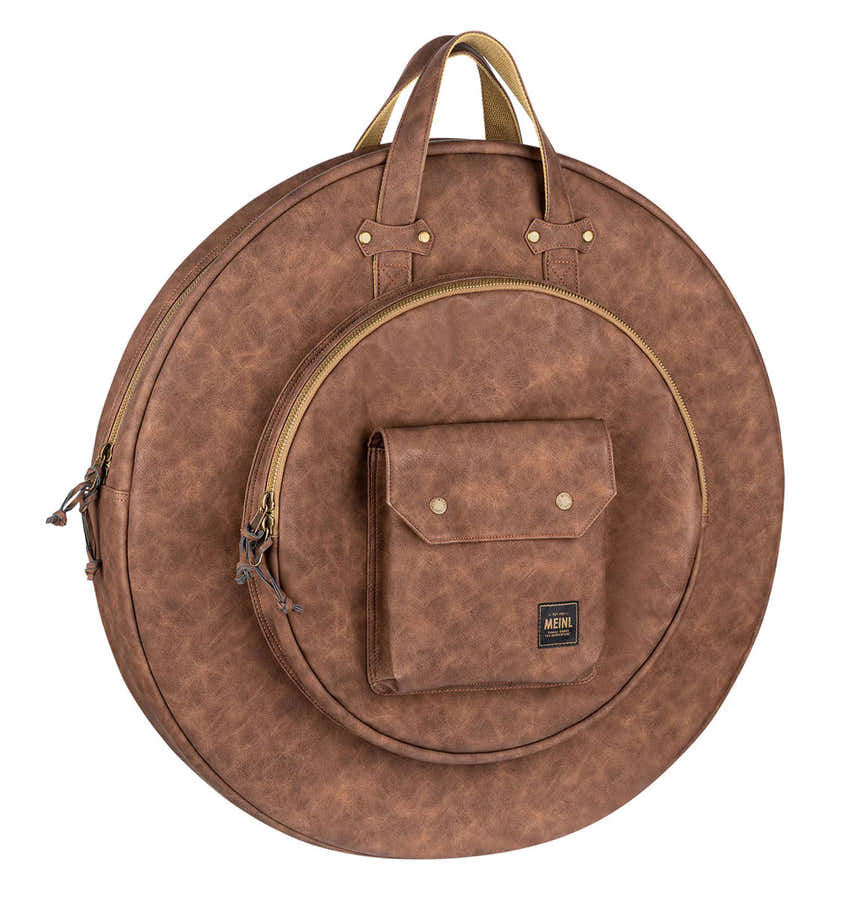 Housse Cymbales 22 Simili Cuir Beige