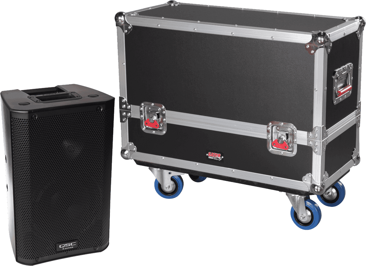 Bois G-tour Pour Deux Enceintes QSC K8