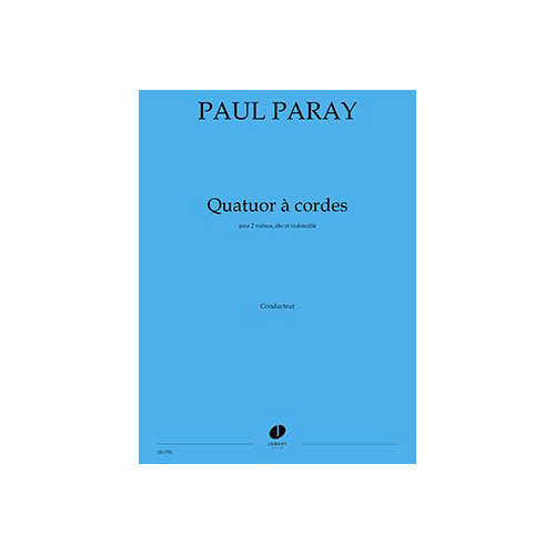 Paray - Quatuor À Cordes/version Poche