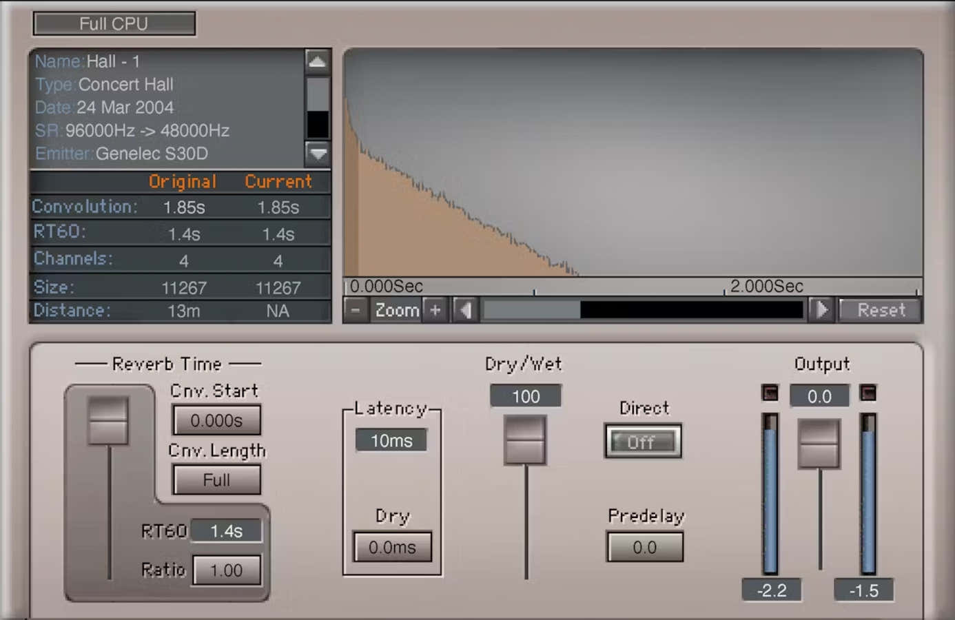 IR-L Convolution Reverb